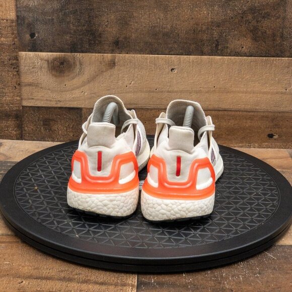 ADIDAS ULTRABOOOST 20 PRIMEKNIT WOMENS ATHLETIC SHOES WHITE PURPLE PINK SIZE 8 - Picture 7 of 9